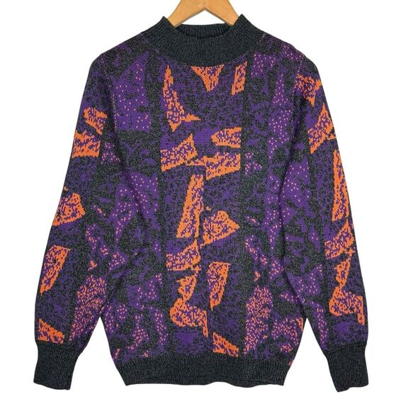 80s Marithe Francois Girbaud Deformed Design Knit Sweater Women’s Sz 6 - Picture 1 of 6